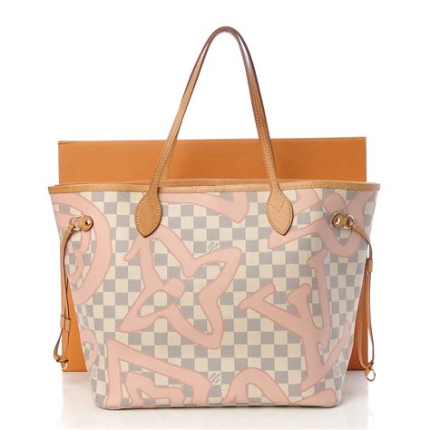 louis vuitton neverfull azur tahitienne